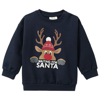Baby Weihnachtssweatshirt mit Print