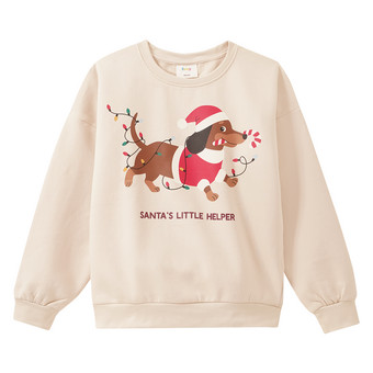 Kinder Weihnachtssweatshirt mit Print