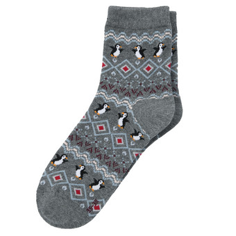 1 Paar Damen Socken mit Pinguinen