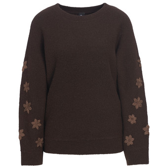 Damen Strickpullover mit Applikationen