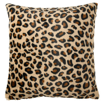 Kissenhülle mit Leoparden-Muster