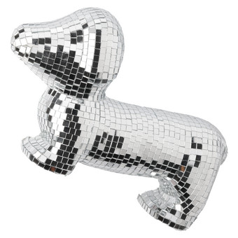 Deko-Hund in glänzender Optik