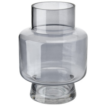 Vase in transparenter Optik