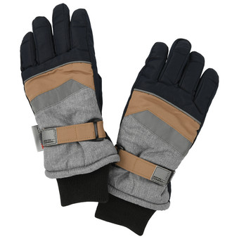 Jungen Handschuhe mit Farbteiler