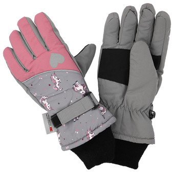 Mädchen Handschuhe mit Einhorn-Motiven