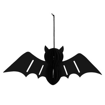 Dekohänger Fledermaus groß mit Wabenball