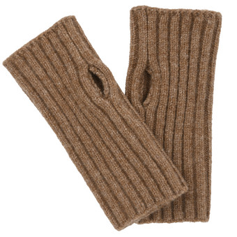 Damen Strickstulpen mit Rippstruktur