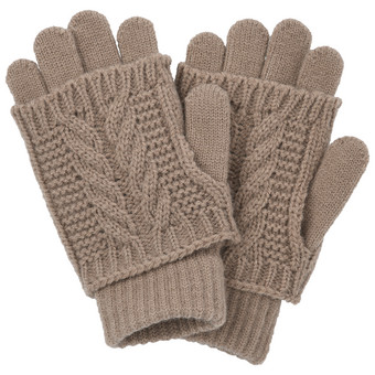 Mädchen Handschuhe und Stulpen im Set