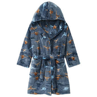 Jungen Bademantel aus Fleece