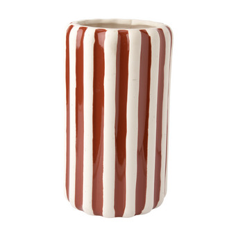 Vase mit Streifen