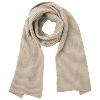Damen Strickschal mit Rippstruktur
