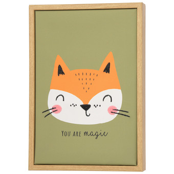 Wandbild mit Fuchs-Motiv