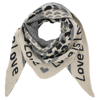 Damen Winterschal mit Mustermix