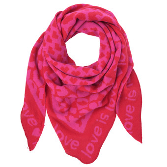 Damen Winterschal mit Mustermix
