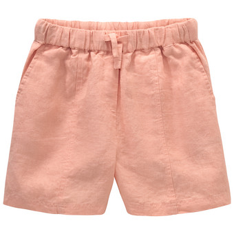 Mädchen Leinen-Shorts mit Tunnelzug