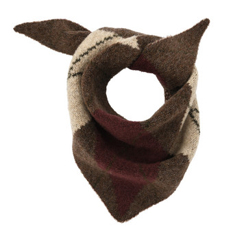 Damen Winterschal mit Rautenmuster