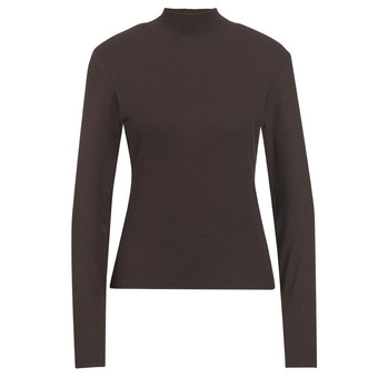 Damen Langarmshirt mit Rippstruktur