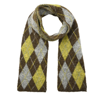 Damen Winterschal mit Rautenmuster