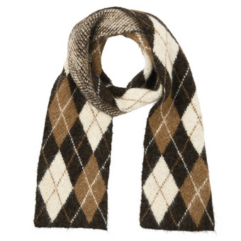 Damen Winterschal mit Rautenmuster