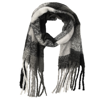Damen Winterschal mit Karo-Muster
