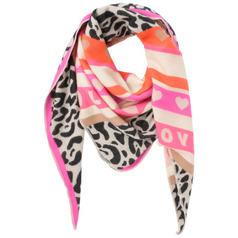 Dames sjaal met luipaardprint