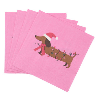 20 Servietten im weihnachtlichen Design