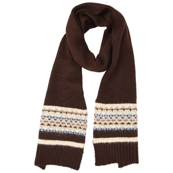 Damen Winterschal mit Norwegermuster