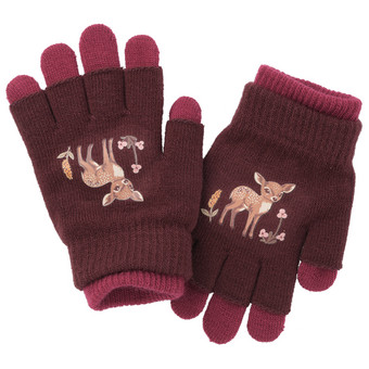 2 Paar Mädchen Handschuhe mit Motiv