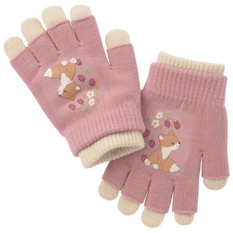 2 Paar Mädchen Handschuhe mit Motiv