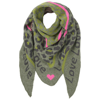 Damen Winterschal mit Mustermix
