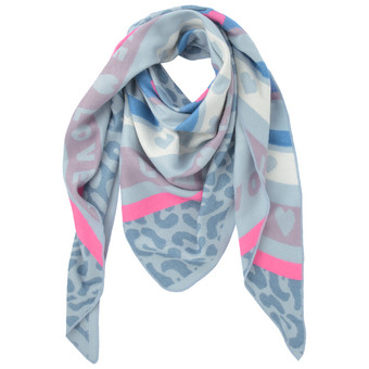 Damen Schal mit Muster-Mix