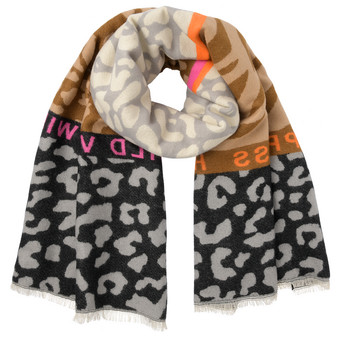 Dames sjaal met dierenprint