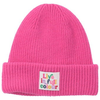 Mädchen Strickmütze mit Umschlag