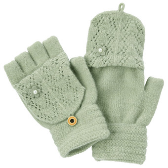 Mädchen Handschuhe mit Umschlagkappe
