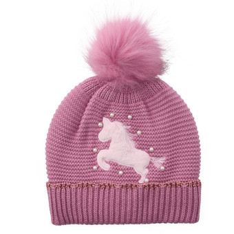 Mädchen Mütze mit EInhorn-Motiv