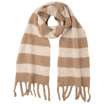 Damen Winterschal mit Blockstreifen