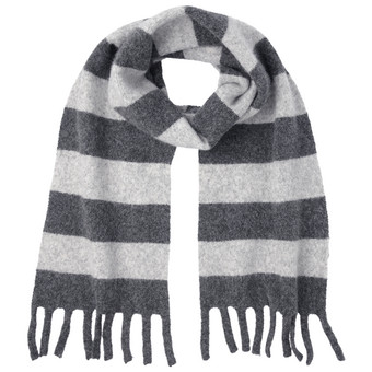 Damen Winterschal mit Blockstreifen