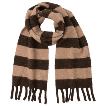 Damen Winterschal mit Blockstreifen