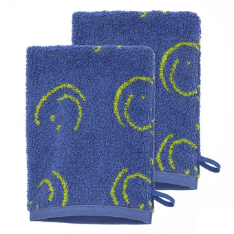 2 Waschhandschuhe aus Baumwolle