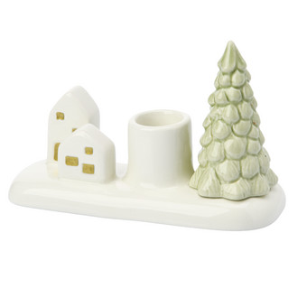 Stabkerzenhalter in weihnachtlichem Design