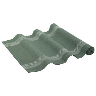 Tischläufer mit Rippstruktur