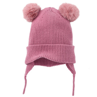 Baby Strickmütze mit Öhrchen