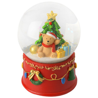 Schneekugel im weihnachtlichen Design