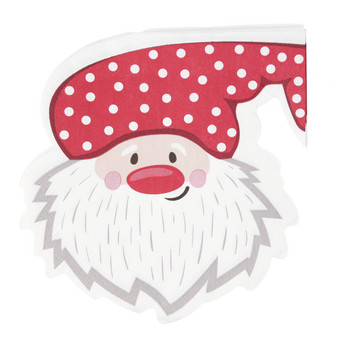 12 Servietten im weihnachtlichen Design