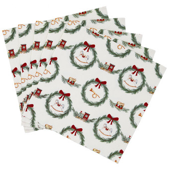 20 Servietten im weihnachtlichen Design