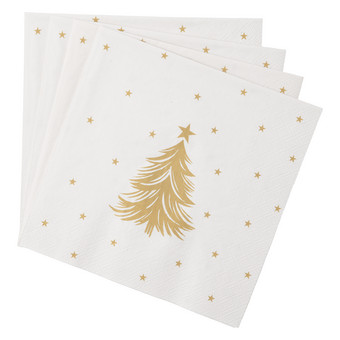 20 Servietten im weihnachtlichen Design