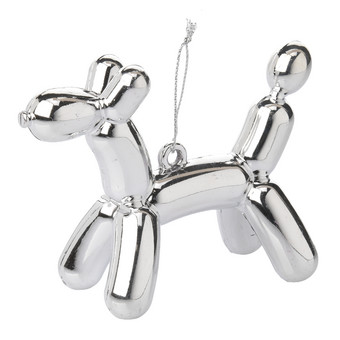 Baumschmuck Ballon-Hund glänzend