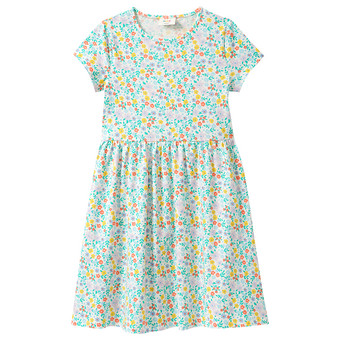 Mädchen Kleid mit Allover-Muster