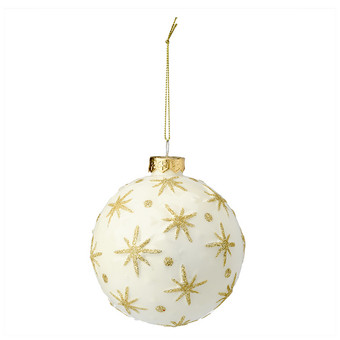 Große Weihnachtskugel mit Sternen