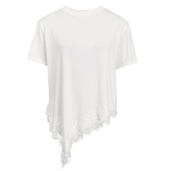 Damen Spitzenshirt mit kurzen Ärmeln